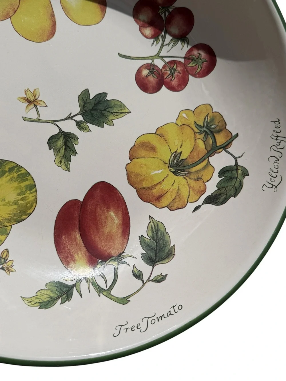Vintage Williams Sonoma Vegetable Garden Serving Bowl Large Italy Farmhouse 13”